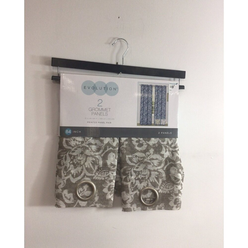 Evolution Grommet Curtain Panels Set of 2 NEW